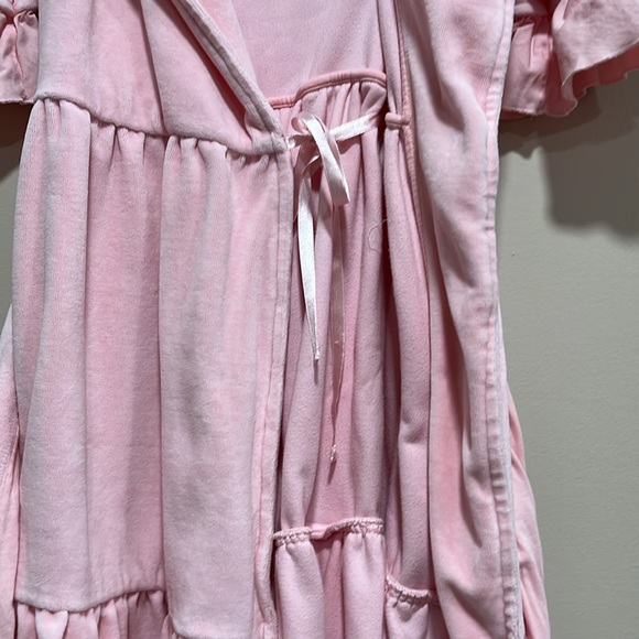 Pink Ruffled Robe with Belt - Picture 4 of 8